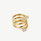 Spiral Statement Ring