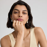 Statement Deco Mother Of Pearl Studs