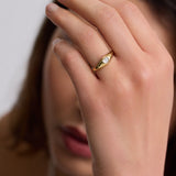 Tapered Heart Ring