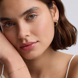 Tiered Gold Hoops