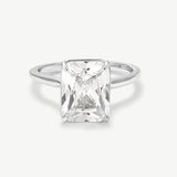 Radiant Solitaire Diamond-Inspired Ring 3ct