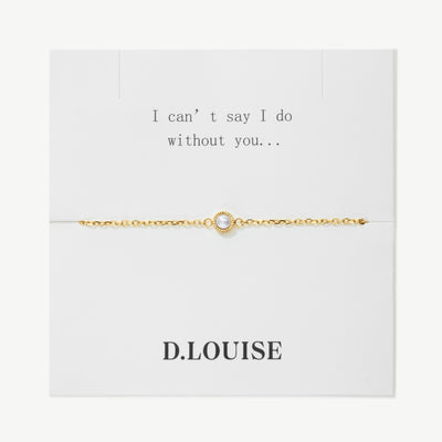 Bridesmaid Dainty Pearl Bracelet