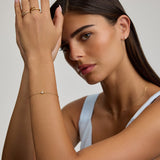 Bridesmaids Bracelet Heart with Stones