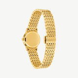 Classic Link Round Gold Watch Black Dial